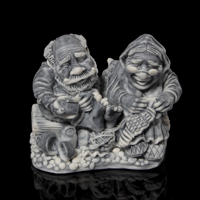 Сувенир "Дед и бабка 2 "Хобби" 7 см