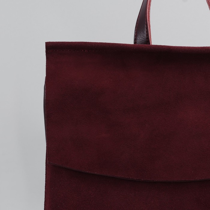 Рюкзак молодёжный, отдел на молнии, с расширением, наружный карман, цвет бордовый