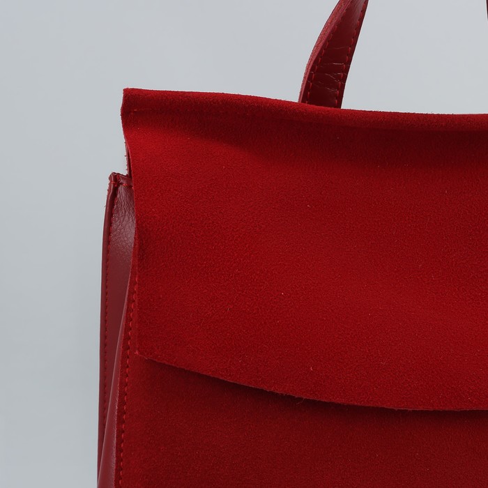 Рюкзак молодёжный, отдел на молнии, с расширением, наружный карман, цвет красный