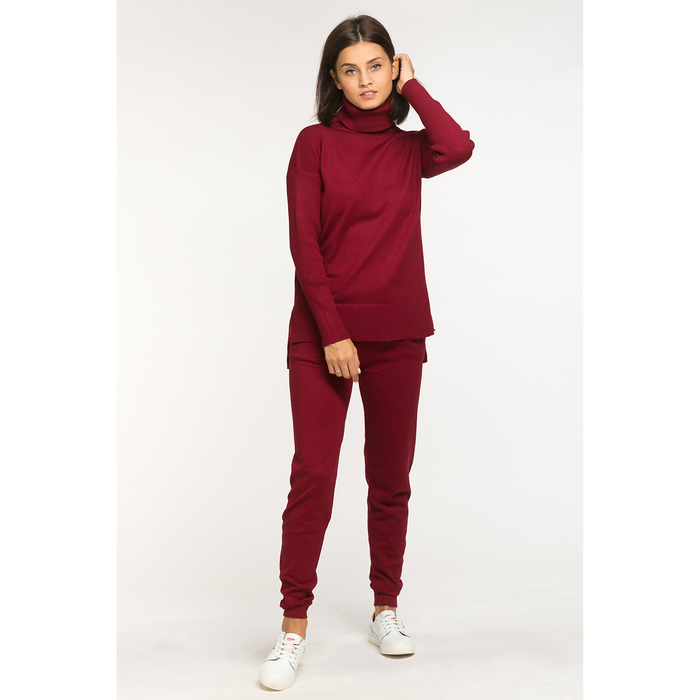 Костюм женский трикотажный MINAKU "Спорт-шик", размер универсальный, цвет бордо