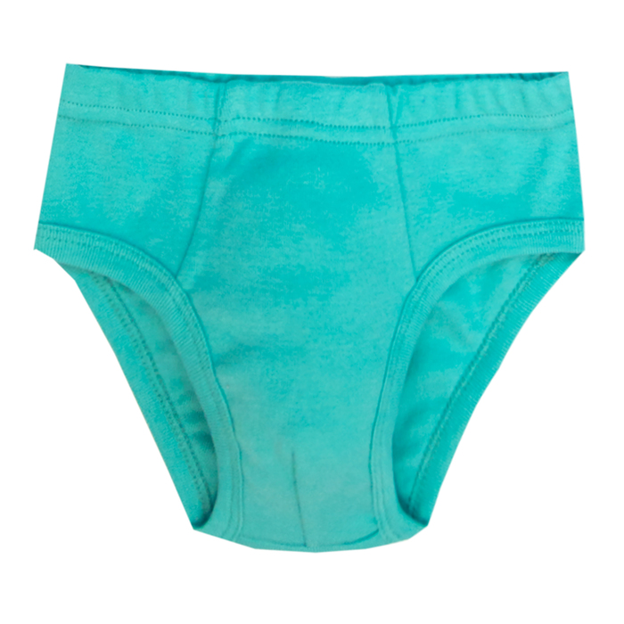 Комплект для мальчика (майка, трусы) А.3261, белый/бирюзовый, рост 122/128 (64)