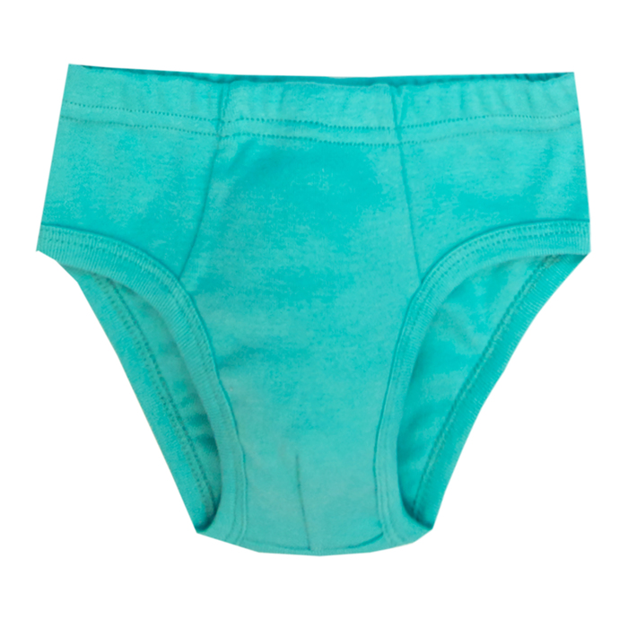 Комплект для мальчика майка/трусы, белый/с.бирюзовый, рост 98/104 (56)