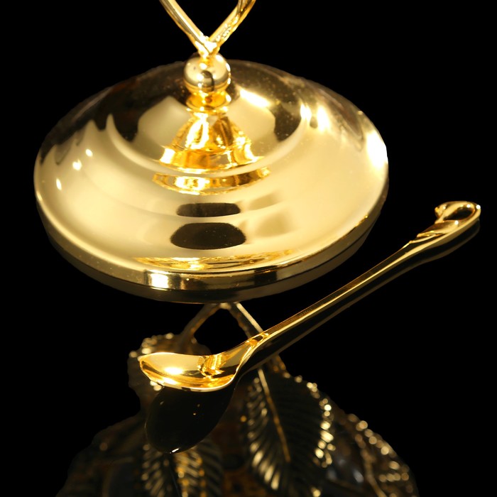 Креманка «Венеция», с ложкой, 13×13×18 см, 0,3 л