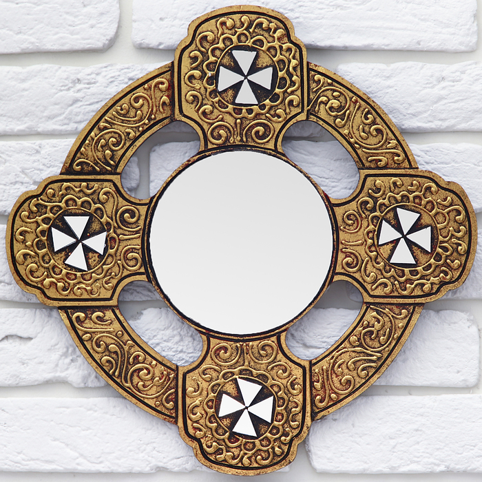 Панно зеркальное "Величие" 30х1х30 см