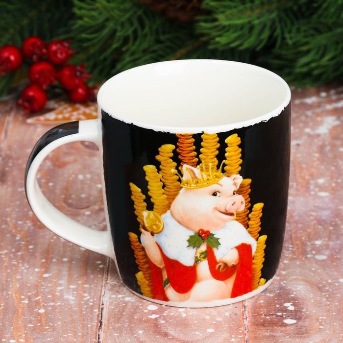 Кружка "Богатства сполна в год кабана" 350 мл