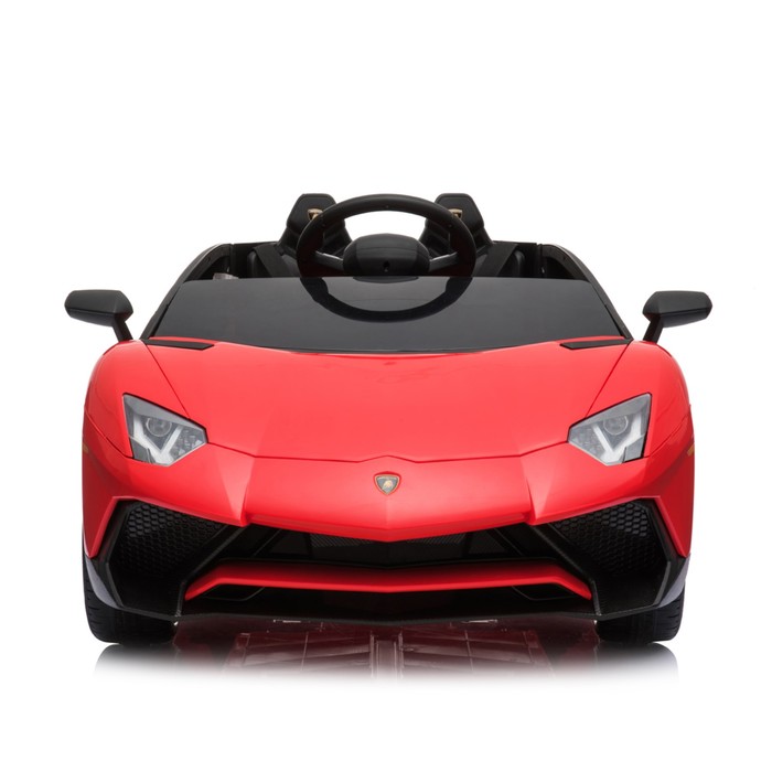 Электромобиль LAMBORGHINI AVENTADOR SV, EVA колеса, цвет красный