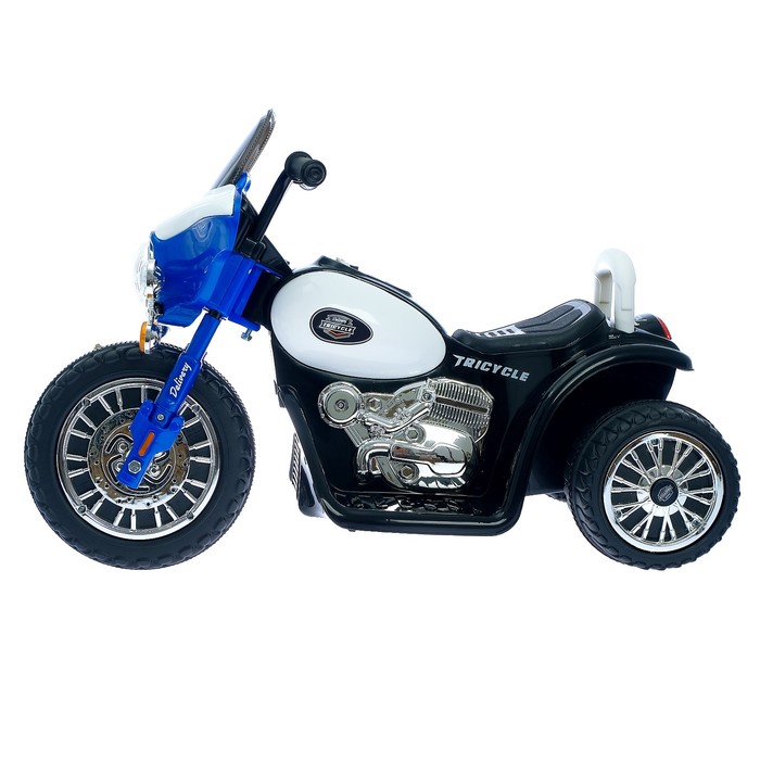 Электромобиль "Трайк", цвет черный