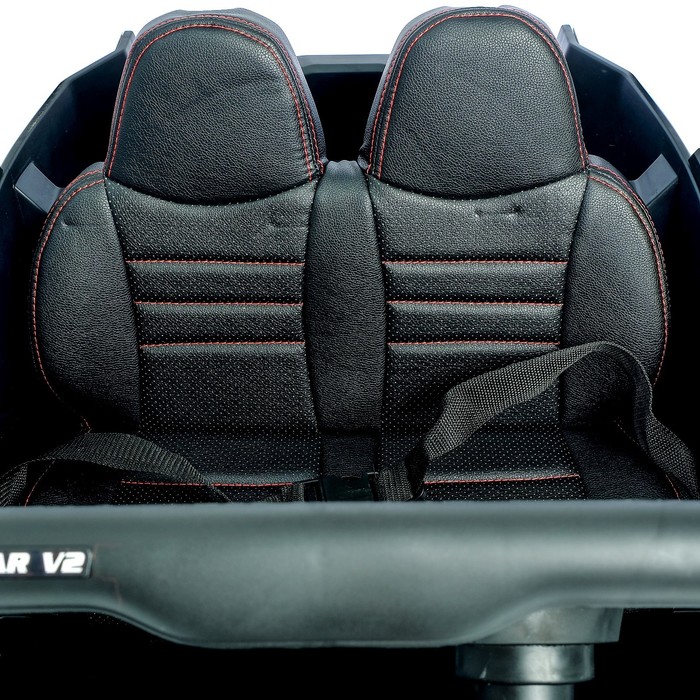 Электромобиль "БАГГИ", полный привод 4WD, кожаное сидение, цвет белый