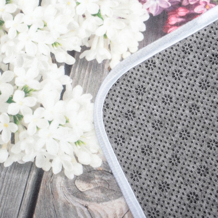 Коврик для ванной "Сирень"