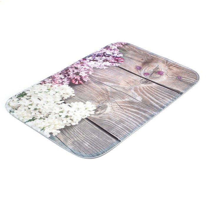 Коврик для ванной "Сирень"