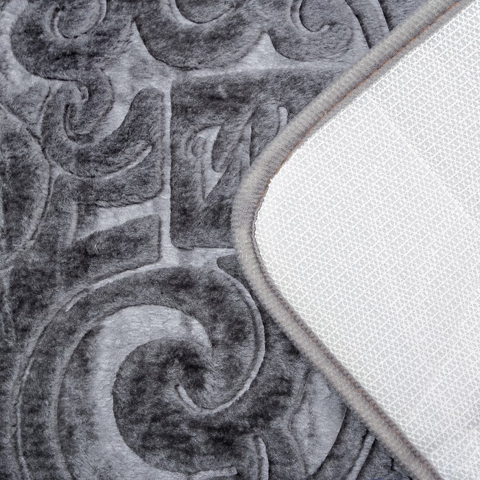 Коврик для ванной Welcome, цвет серый