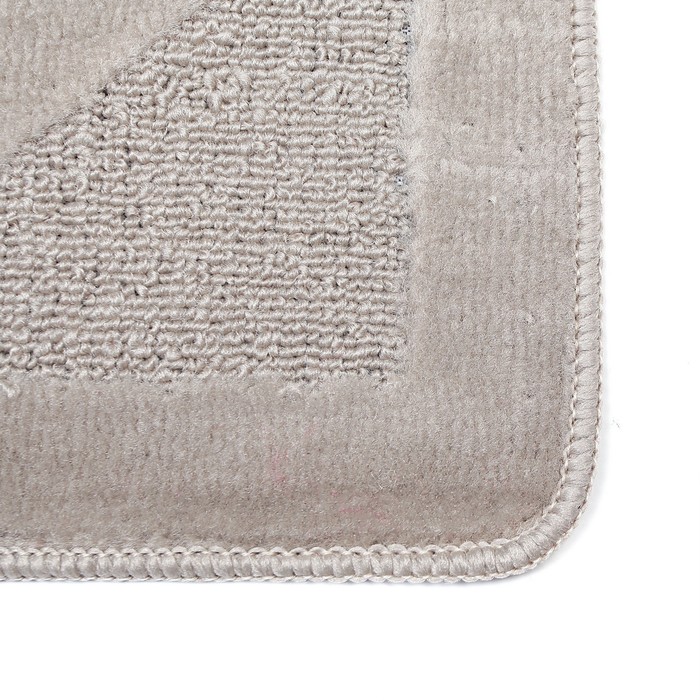 Коврик для ванной "Ноги" 40х60 см, цвет серый