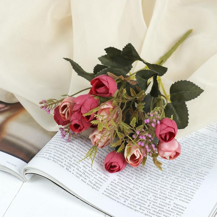 Букет "Ранункулус с шариками" 2*24 см, микс