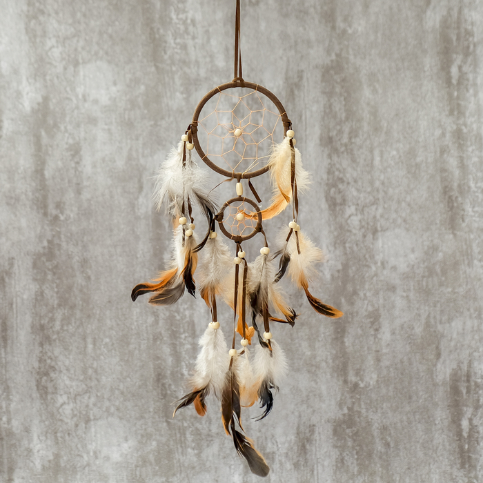 Ловец снов паутинка "Прерии" МИКС d=11, d=5,5 см длина 37 см