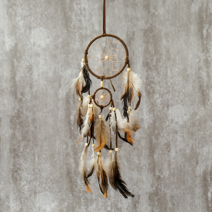 Ловец снов паутинка "Прерии" МИКС d=11, d=5,5 см длина 37 см