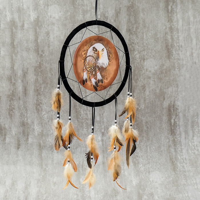 Ловец снов "Острый взор - ястреб" d=33 длина 72 см