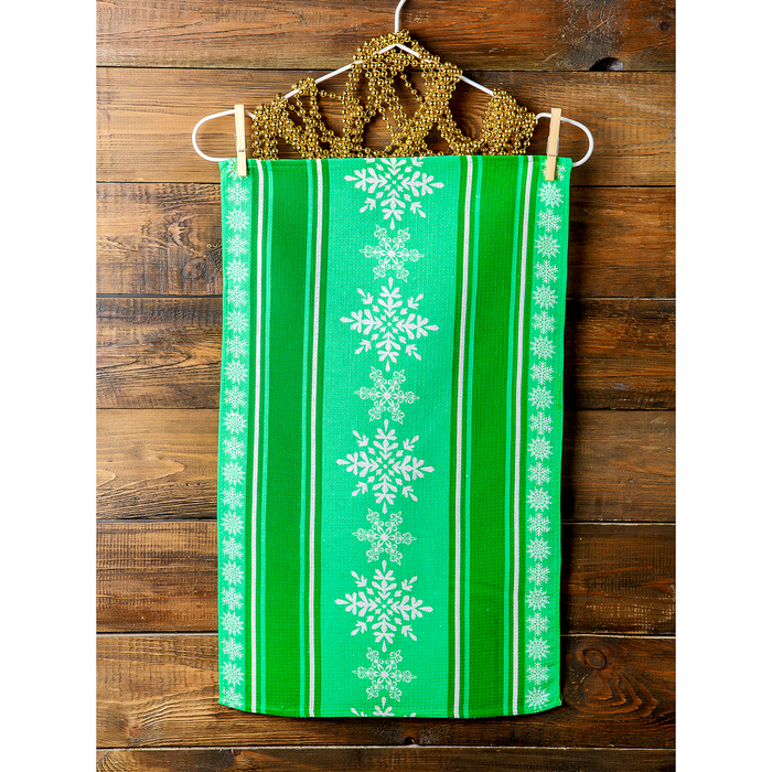 Комплект полотенец для кухни Spany 35x61 2шт, рогожка, хл.100%, Эльф