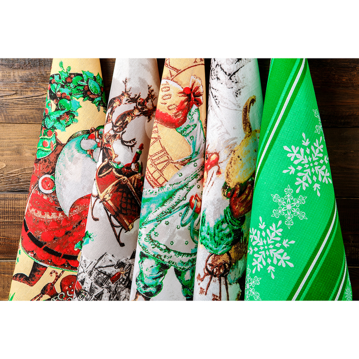 Комплект полотенец для кухни Spany 35x61 2шт, рогожка, хл.100%, Эльф