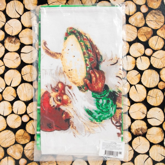 Комплект полотенец для кухни Spany 35x61 2шт, рогожка, хл.100%, Эльф