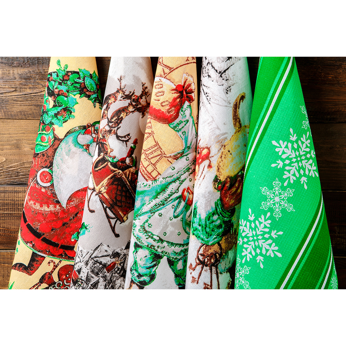 Комплект полотенец для кухни Spany 35x61 2шт, рогожка, хл.100%, Волшебник