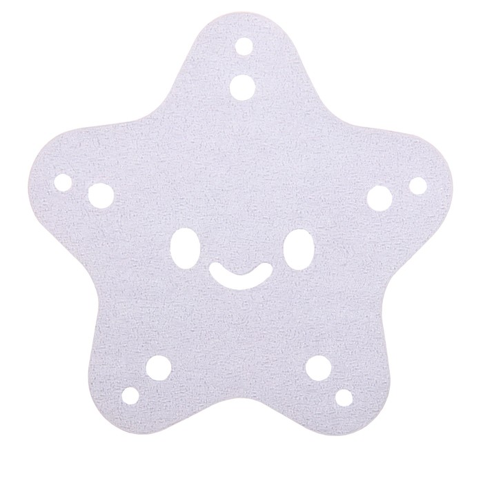 Противоскользящие наклейки для ванны «Звёздочка», набор 6 шт.