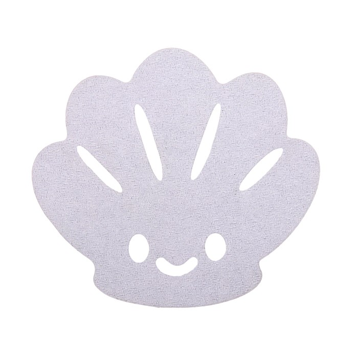 Противоскользящие наклейки для ванны «Ракушка», набор 6 шт.