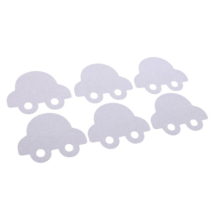 Противоскользящие наклейки для ванны «Машинка», набор 6 шт.