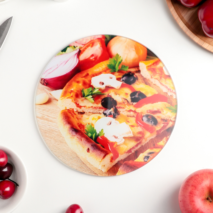 Доска разделочная d=20 см "Пицца"