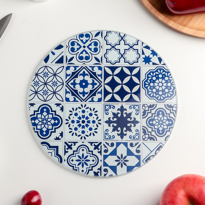 Доска разделочная 20 см "Узоры"