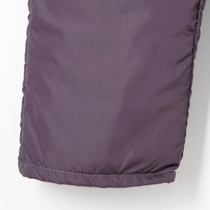 Брюки детские 1712-07, темно-серый, рост 134 см, синтепон 100г/м