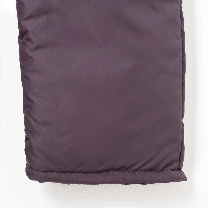 Полукомбинезон детский 2607-07, темно-серый, рост 134-140 см, синтепон 100г/м