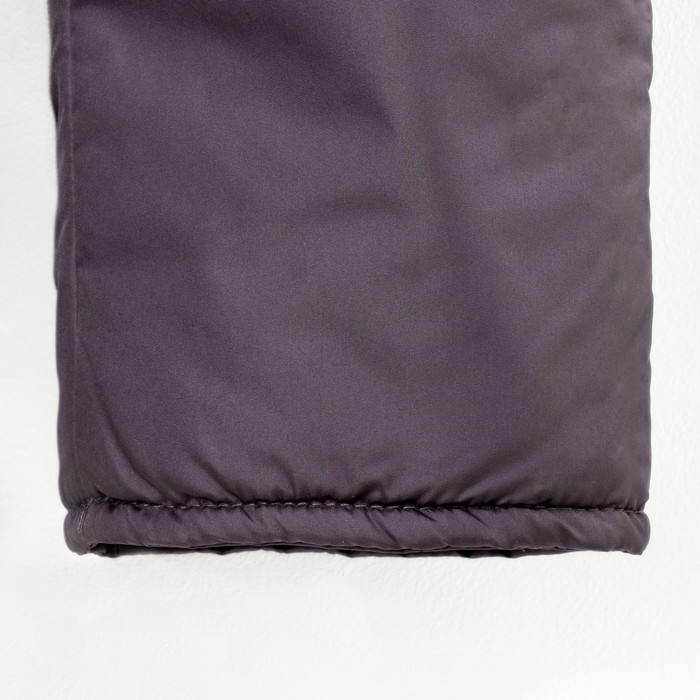 Полукомбинезон детский 2601-07, темно-серый, рост 140-146 см, синтепон 100г/м