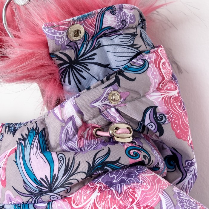 Пальто зимнее для девочки "Меццо", рост 146 см, цвет Серый