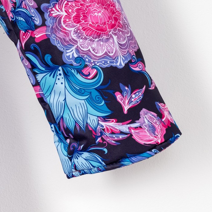 Пальто зимнее для девочки "Меццо", рост 128 см, цвет розовый