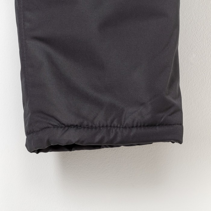 Брюки демисезонные для мальчика "Трек", рост 122 см, цвет тёмно-серый