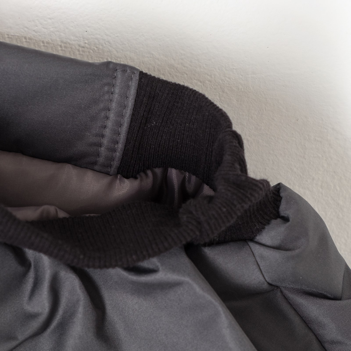 Брюки демисезонные для мальчика "Трек", рост 122 см, цвет тёмно-серый