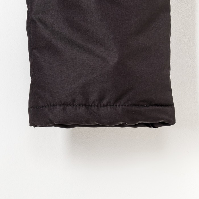 Брюки демисезонные для мальчика "Трек", рост 158 см, цвет чёрный