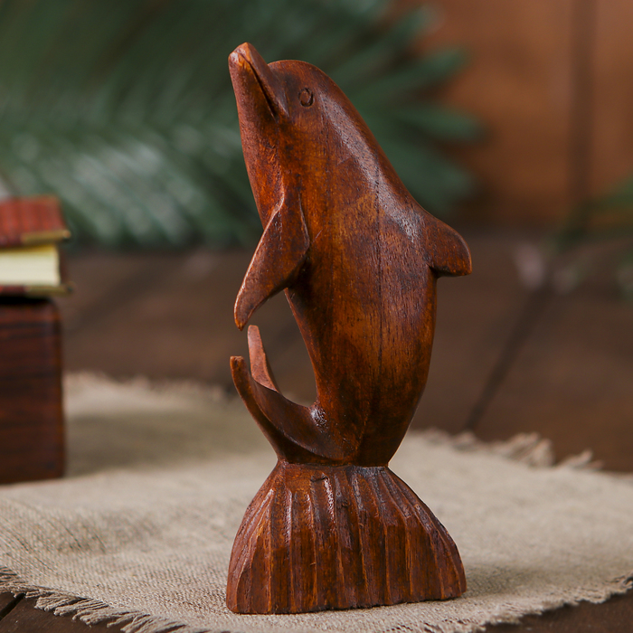 Сувенир дерево "Дельфин" 15 см