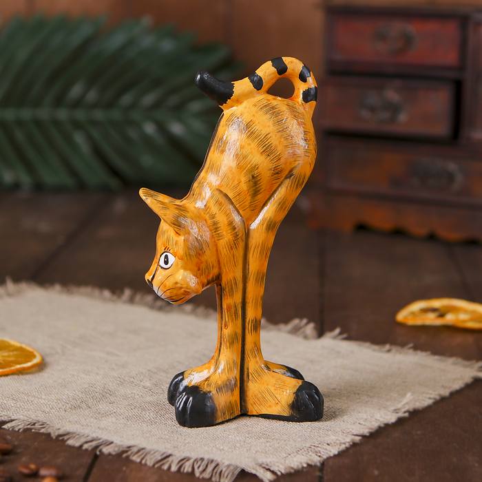 Сувенир дерево "Кот" 16 см