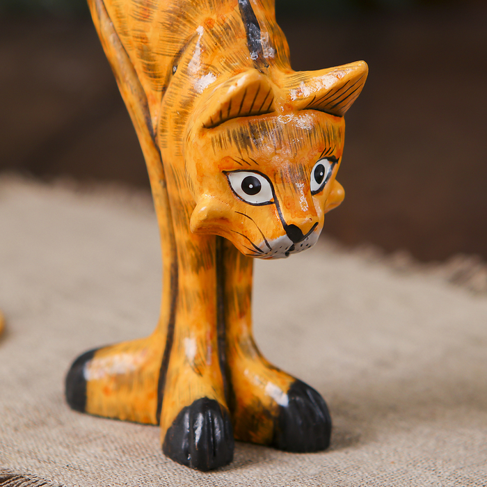 Сувенир дерево "Кот" 16 см