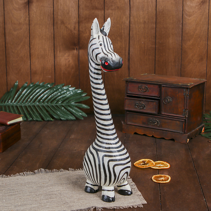 Сувенир &quot;Зебра&quot; дерево, 40 см