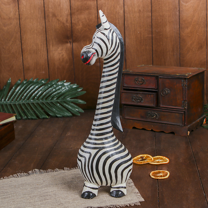 Сувенир "Зебра" дерево, 40 см
