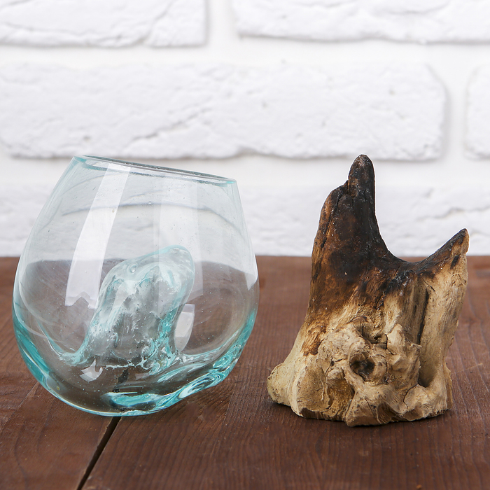 Сувенир "Ваза на коряге" 15-20 см