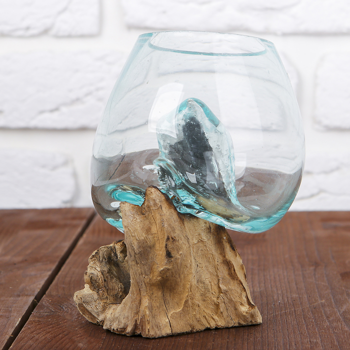 Сувенир "Ваза на коряге" 15-20 см