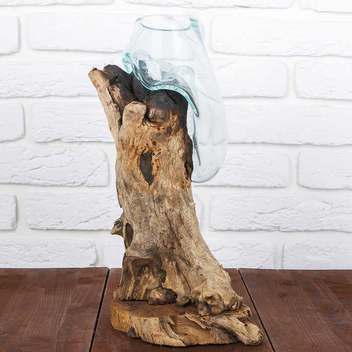 Сувенир "Ваза на коряге" 30-40 см