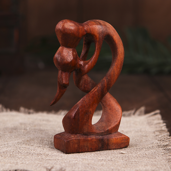 Абстракция "Любовь" дерево 10 см