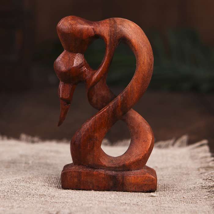 Абстракция "Любовь" дерево 10 см