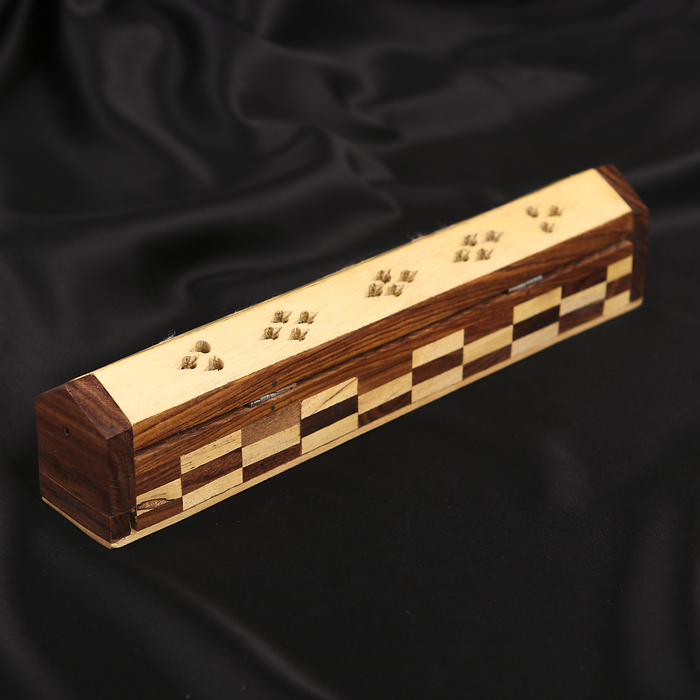 Подставка под благовония "Пенал" дерево 25х4х4,5 см