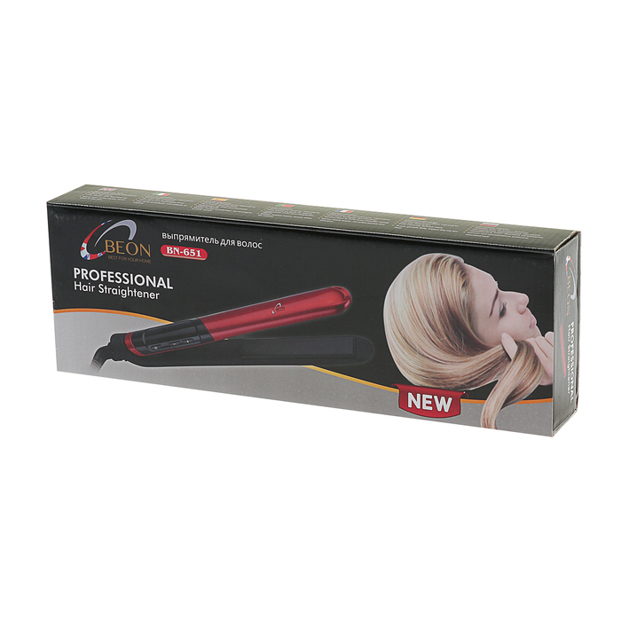 Выпрямитель Beon BN-651, керамическое покрытие, красный