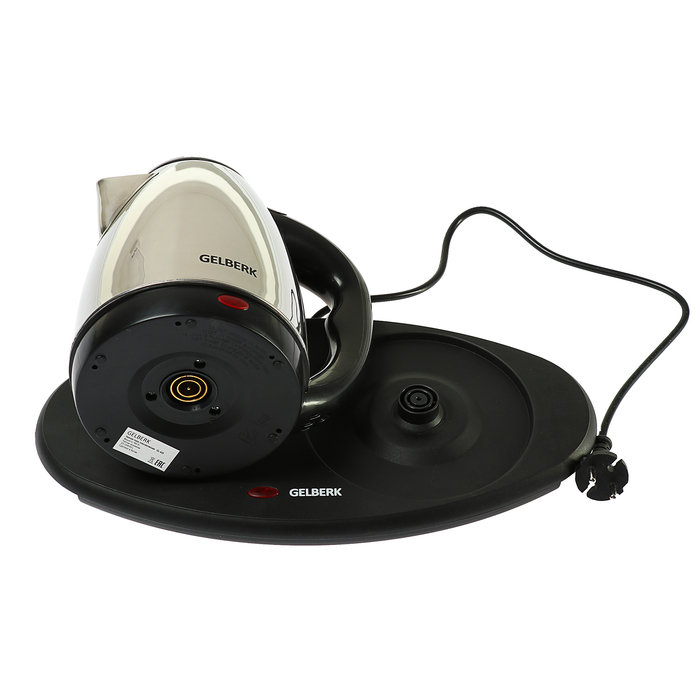 Чайная пара GELBERK GL-420, 1800 Вт, 1.8 л, заварник 0.8 л, серебристый